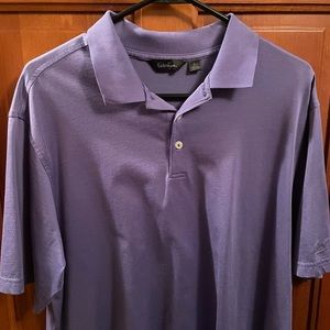 Men's Walter Hagan Purple Polo Shirt